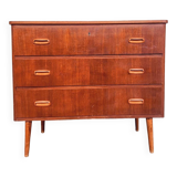 Vintage Scandinavian teak chest of drawers 1960