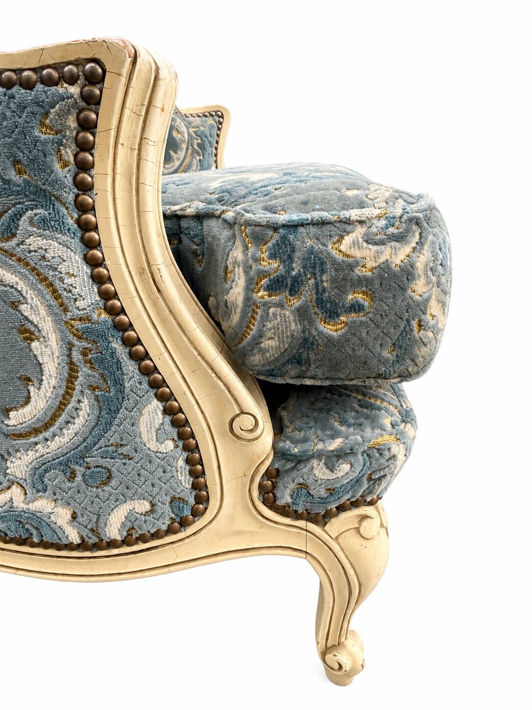 Set of 4 Louis XV cottage Provence armchairs