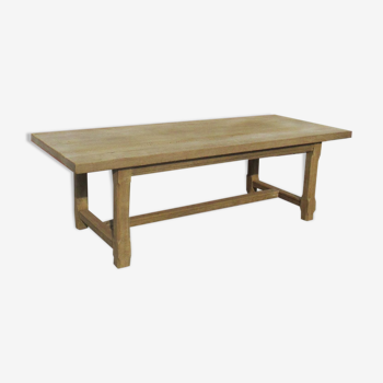 Farm table in washed oak