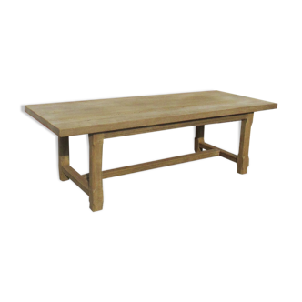Farm table in washed oak