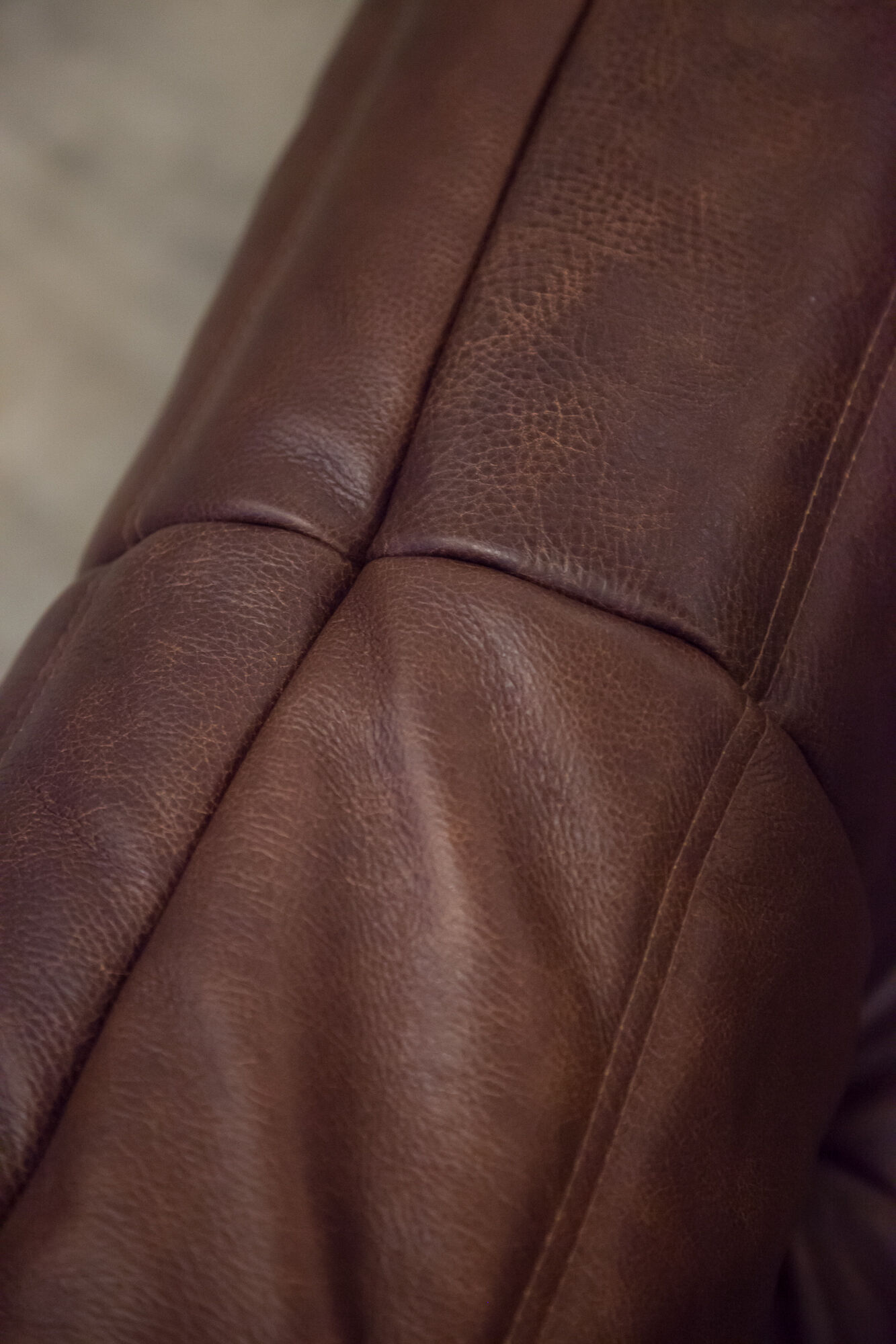 Sofa 3 places leather designed by Michel Ducaroy 1973