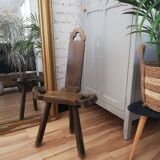 Brutalist tripod chair