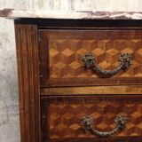 Louis XVI 19th style dresser inlaid