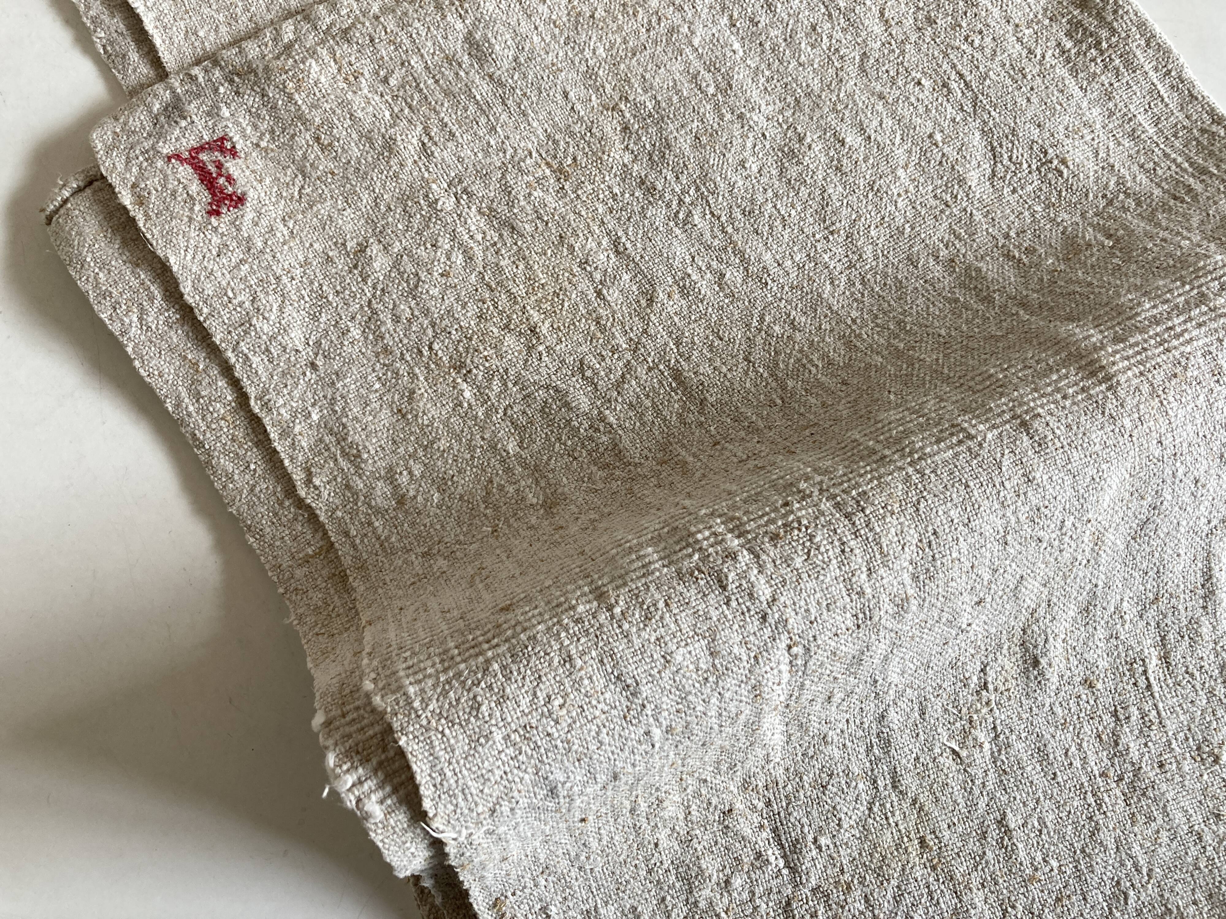 Farm torchon in raw hemp 19th reserve linen