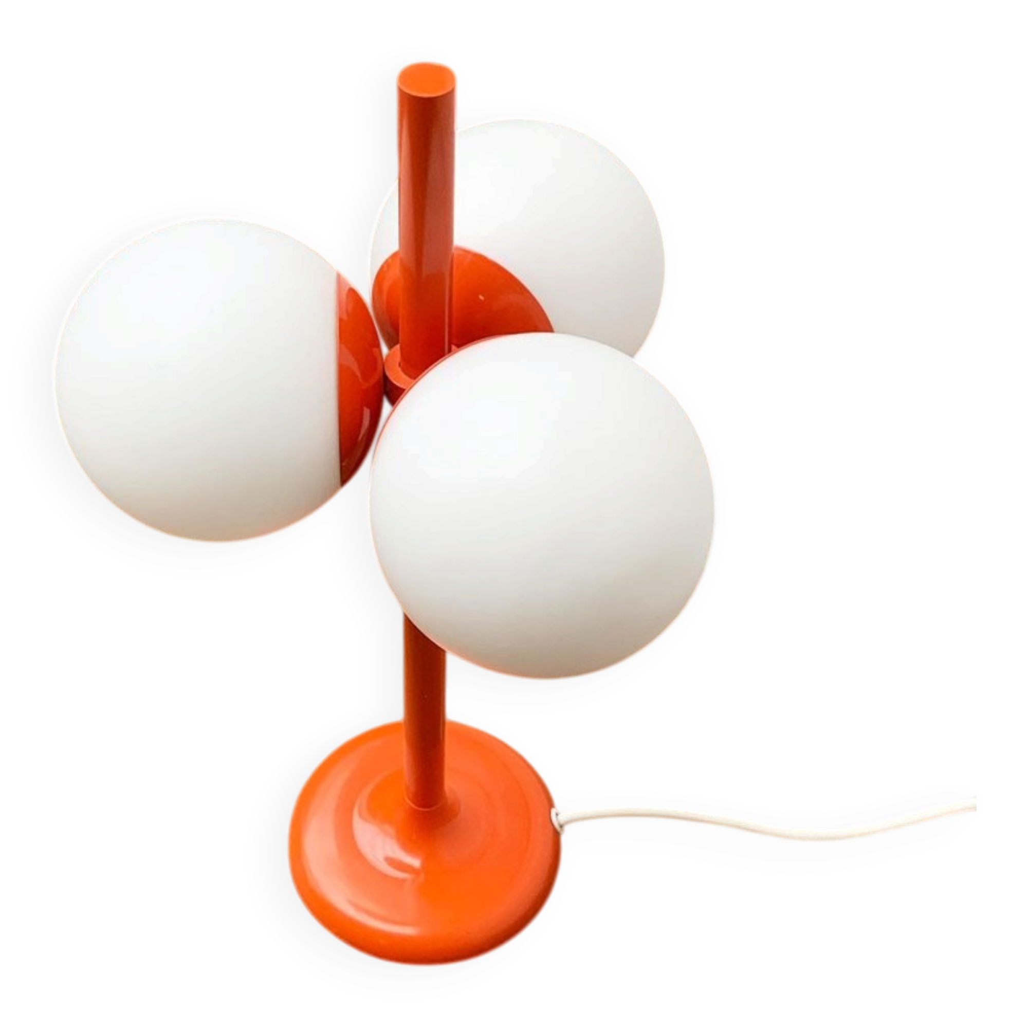 German table lamp from the mid-century space age by Kaiser Idell / Kaiser Leuchten.