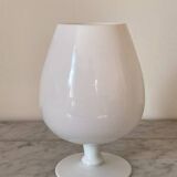 White opaline vase