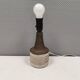 Ceramic table lamp, Danish, from the 1970s-80s. In earth tones.