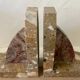 Pair of Art Deco marble bookends