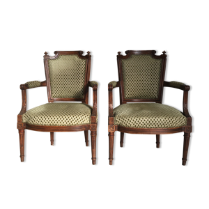 paire de fauteuils cabriolet