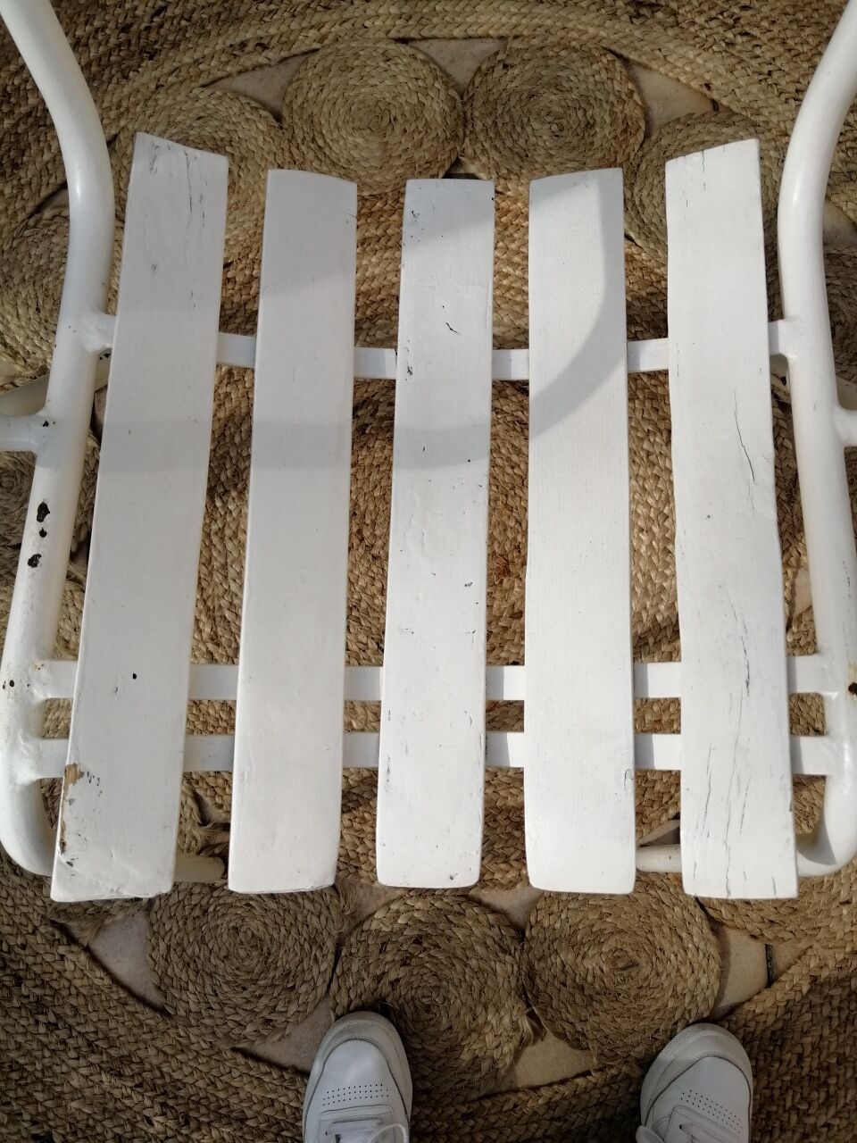 Vintage garden armchairs