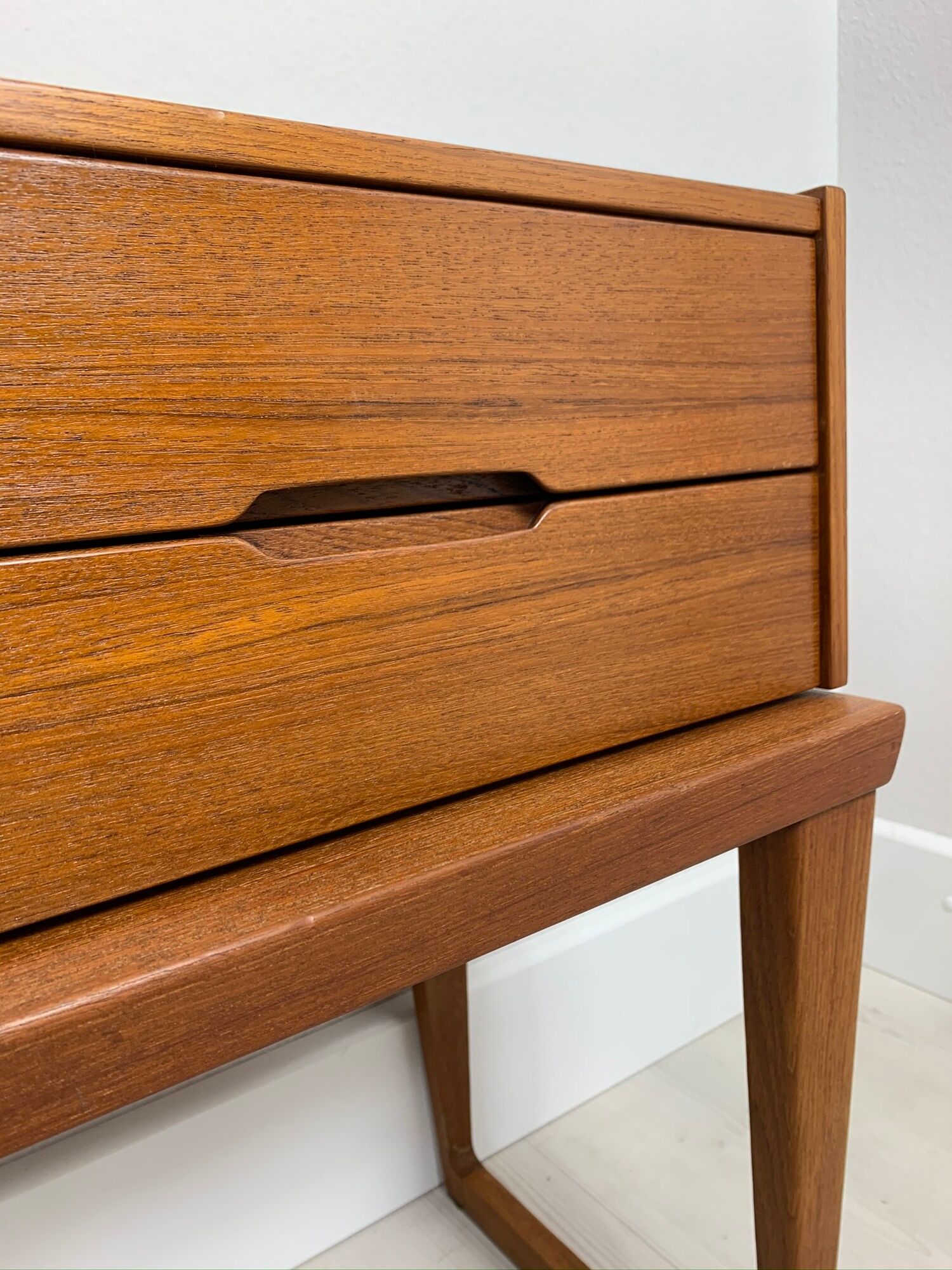 Danish mid-century teak bench Kai Kristiansen for Aksel Kjersgaard, 1960s