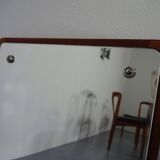 Small Danish Teak Mirror from Jansen Spejle, 1960s