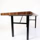 Table Basse En Palissandre Avec Structure En Métal Des Années 1960