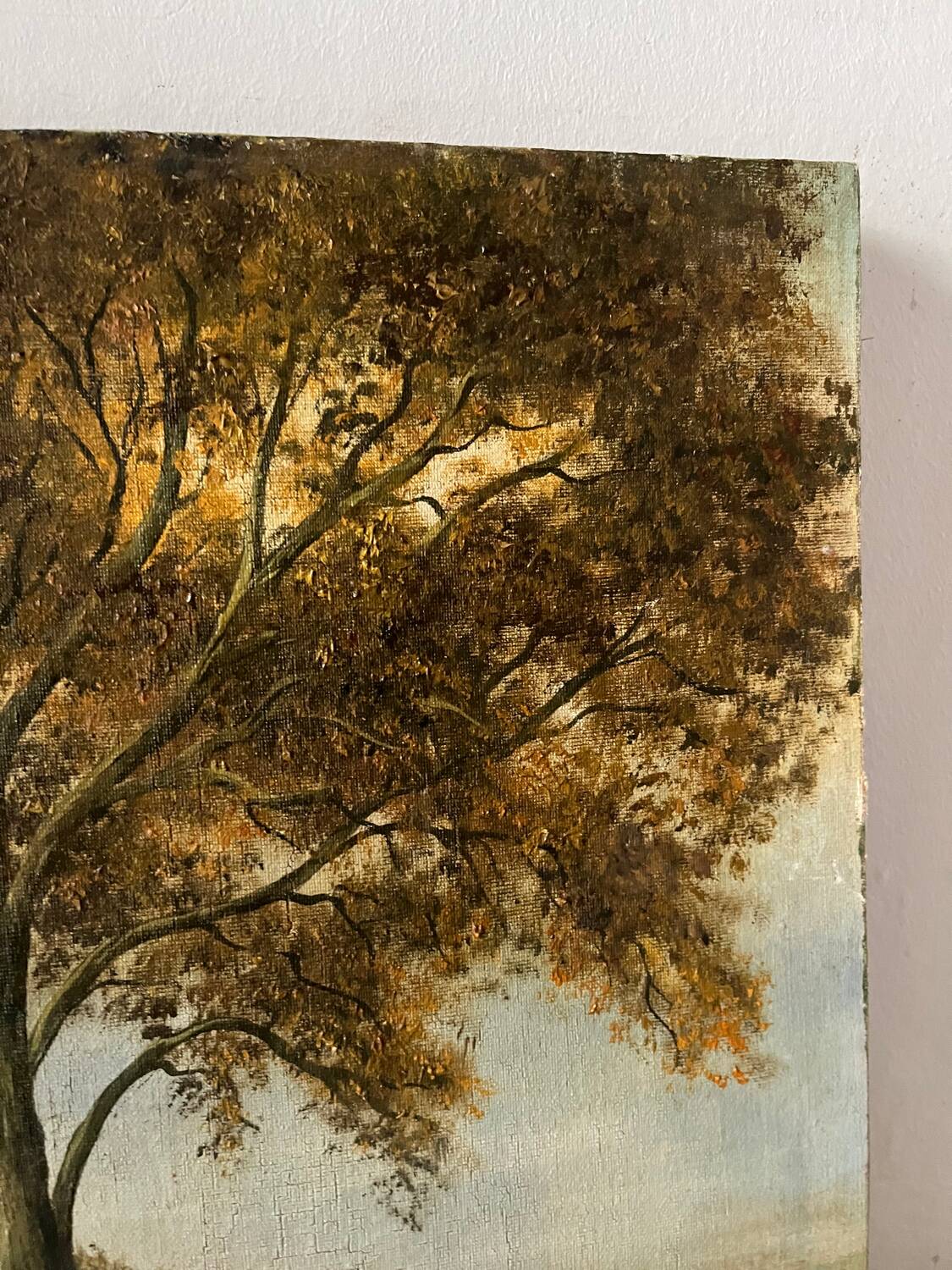 Fishing day, oil on canvas signed A. Parizy