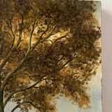 Fishing day, oil on canvas signed A. Parizy