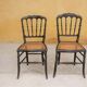 Napoleon III wooden and canning chair, 1920s
