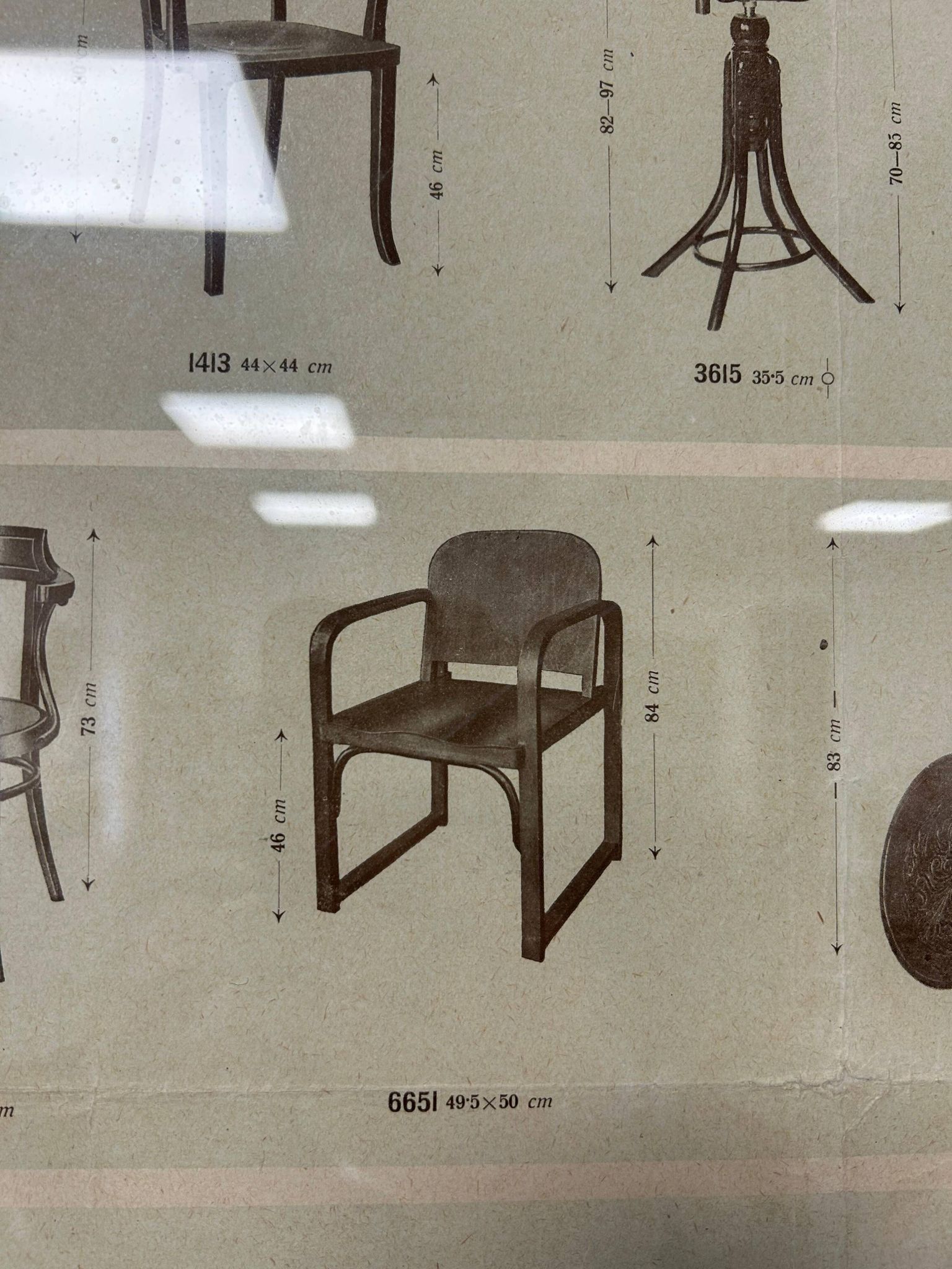 Chaise de bureau Tatra modèle A 745F/6651