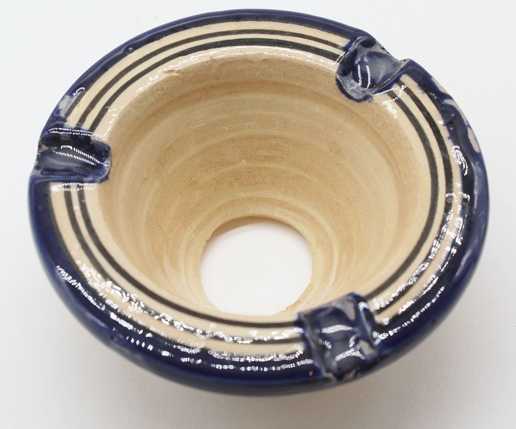 Moroccan ceramic ashtray