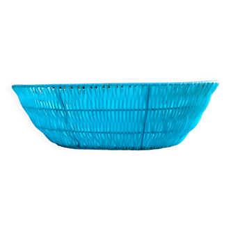 Blue vintage basket 70s