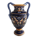 Vase balustre à anses faïence de Gien - Renaissance Bleu - H 28,5 cm
