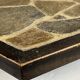 Large Brutalist Coffee Table in Oak and Stone Mosaic, 1960s