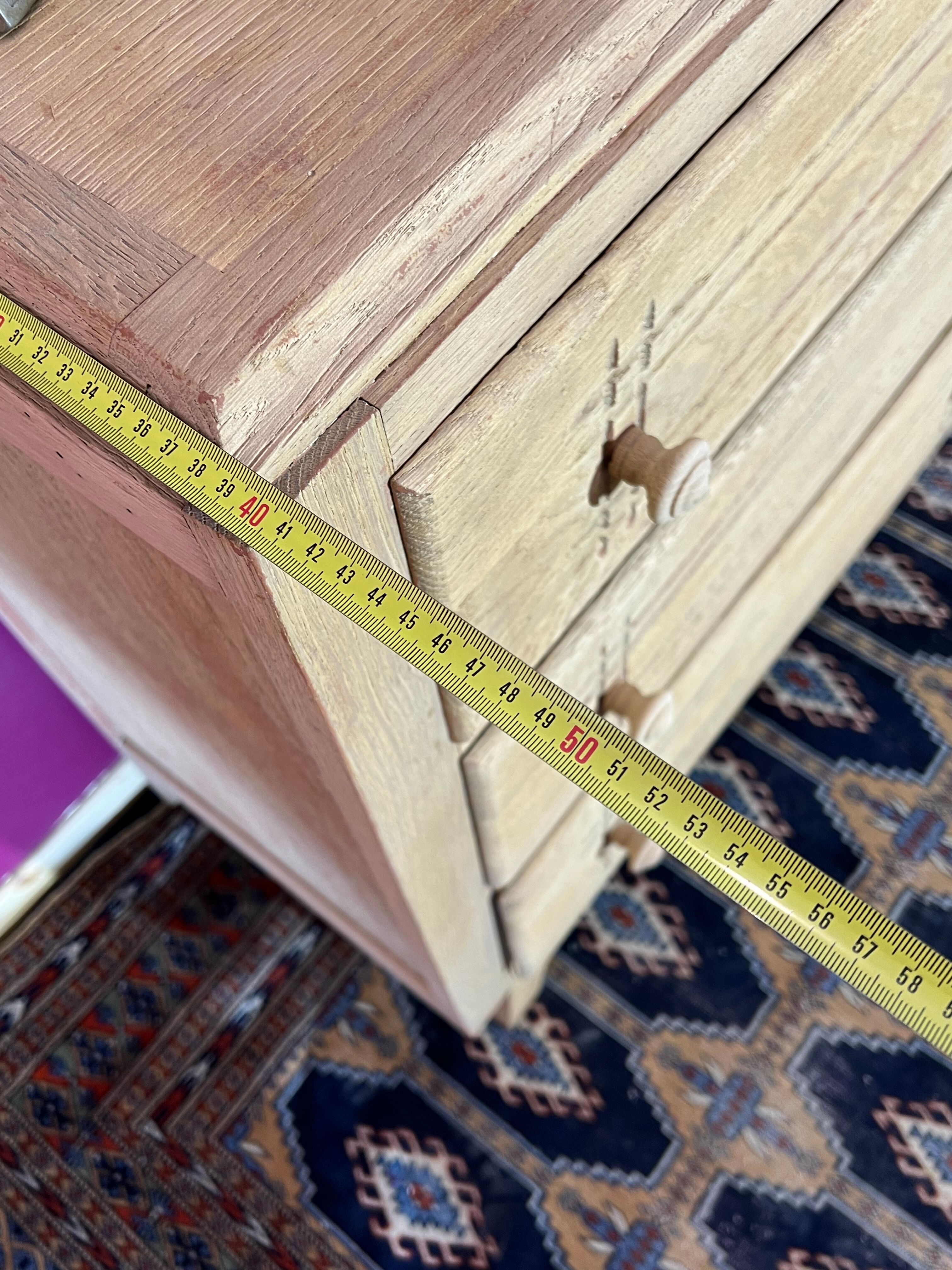 Chest of drawers 3 drawers art deco in wood