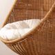 Danish armchair in woven rattan, with its metal stand, Nana Ditzel.