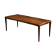 Classic vintage mid-century Scandinavian rosewood coffee table with a sliding black top.