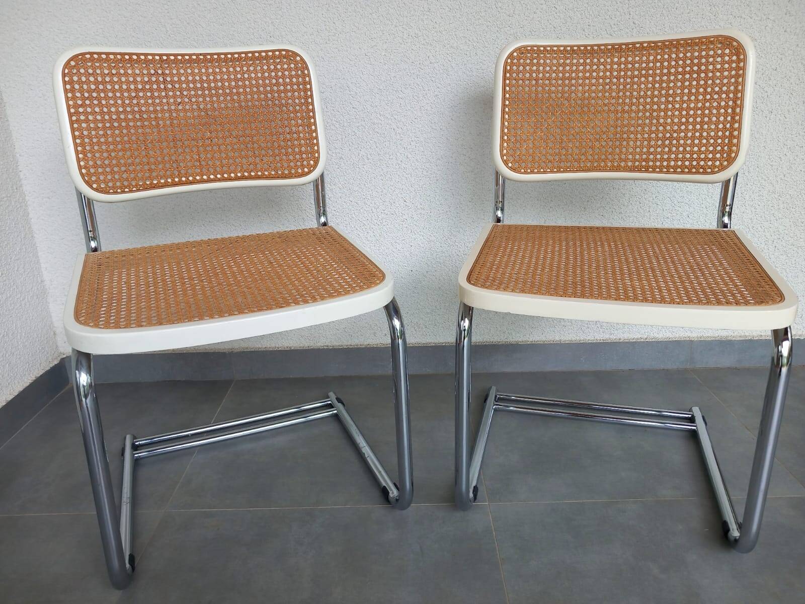 A pair of Italian chairs from the 1980s