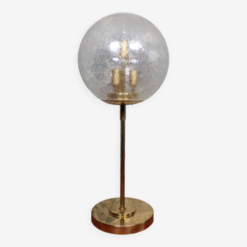 Lampe allemande  1970 4 feux  en laiton