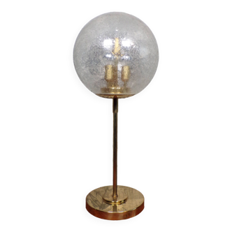 German lamp 1970 4 brass lights