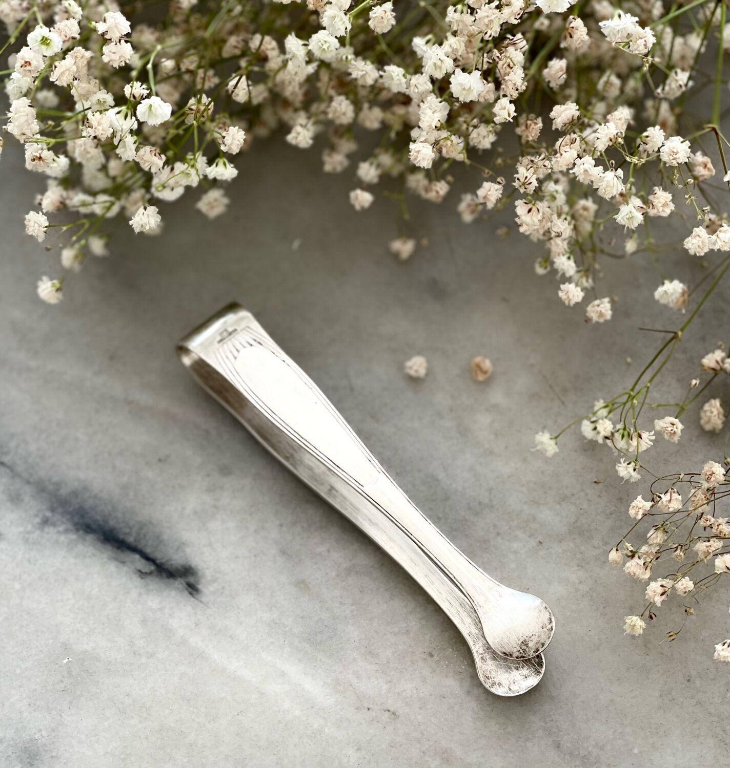 Christofle sugar tongs