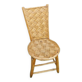 Vintage chestnut chair