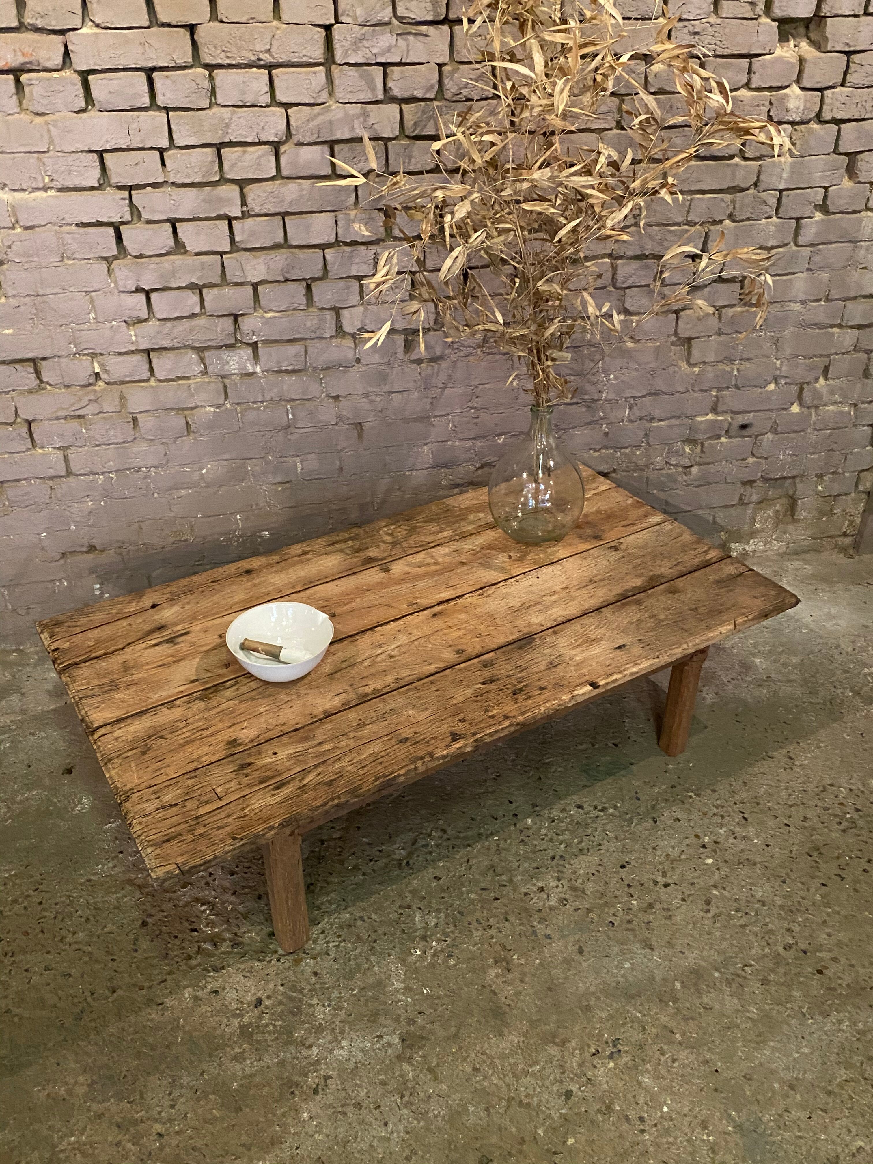 Oak farm coffee table 1930