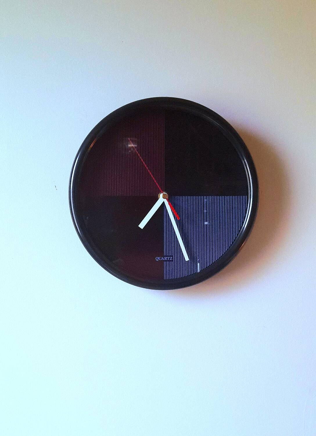 80s Memphis style wall clock