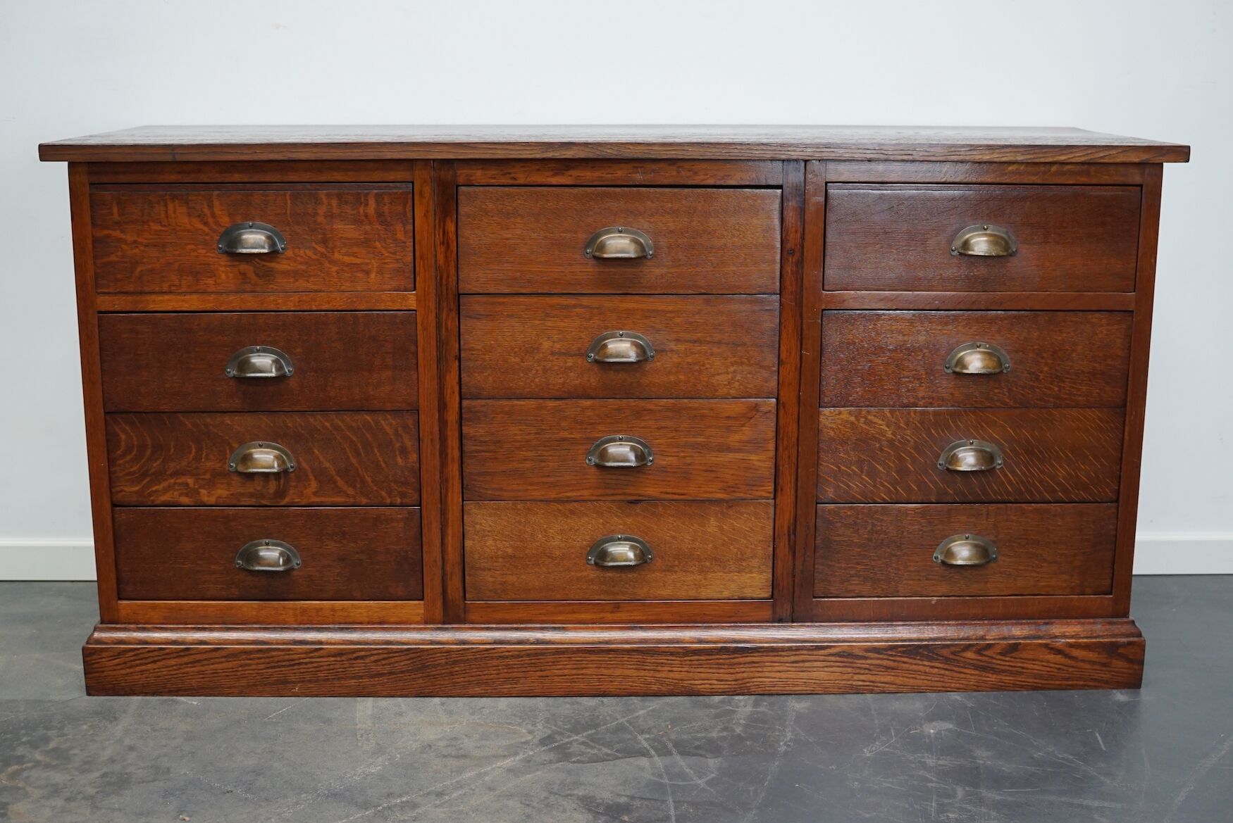 Dutch oak apothecary cabinet, 1930s