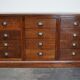 Dutch oak apothecary cabinet, 1930s