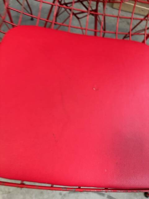 Suite of 10 metal chairs