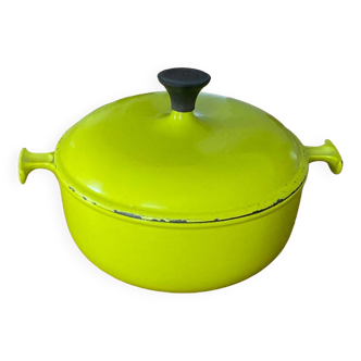 Cocotte en fonte vintage Le Creuset