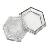Art Deco crystal bonbonnière