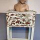 Bust "the laughing" after jean-baptiste pigalle in plaster
