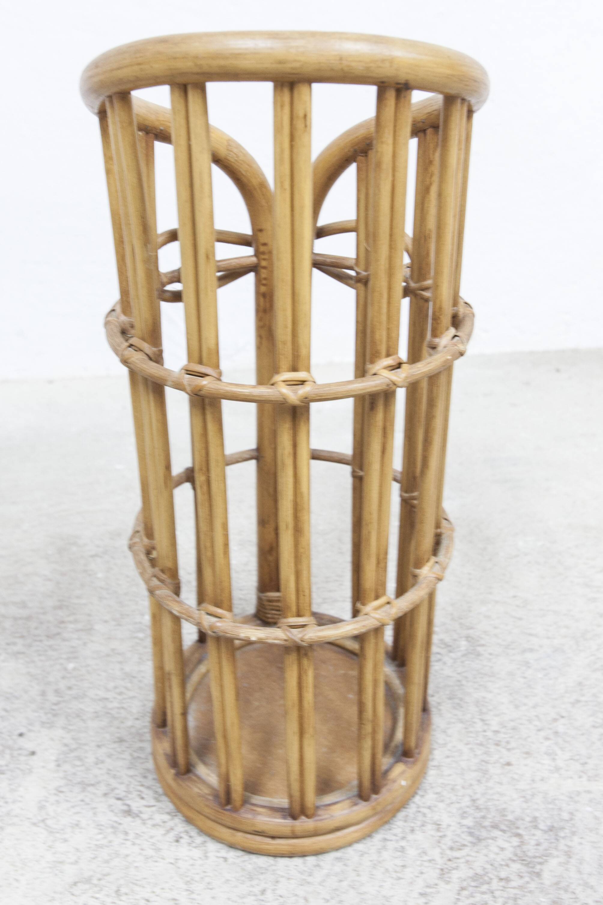 Bamboo umbrella stand 1970
