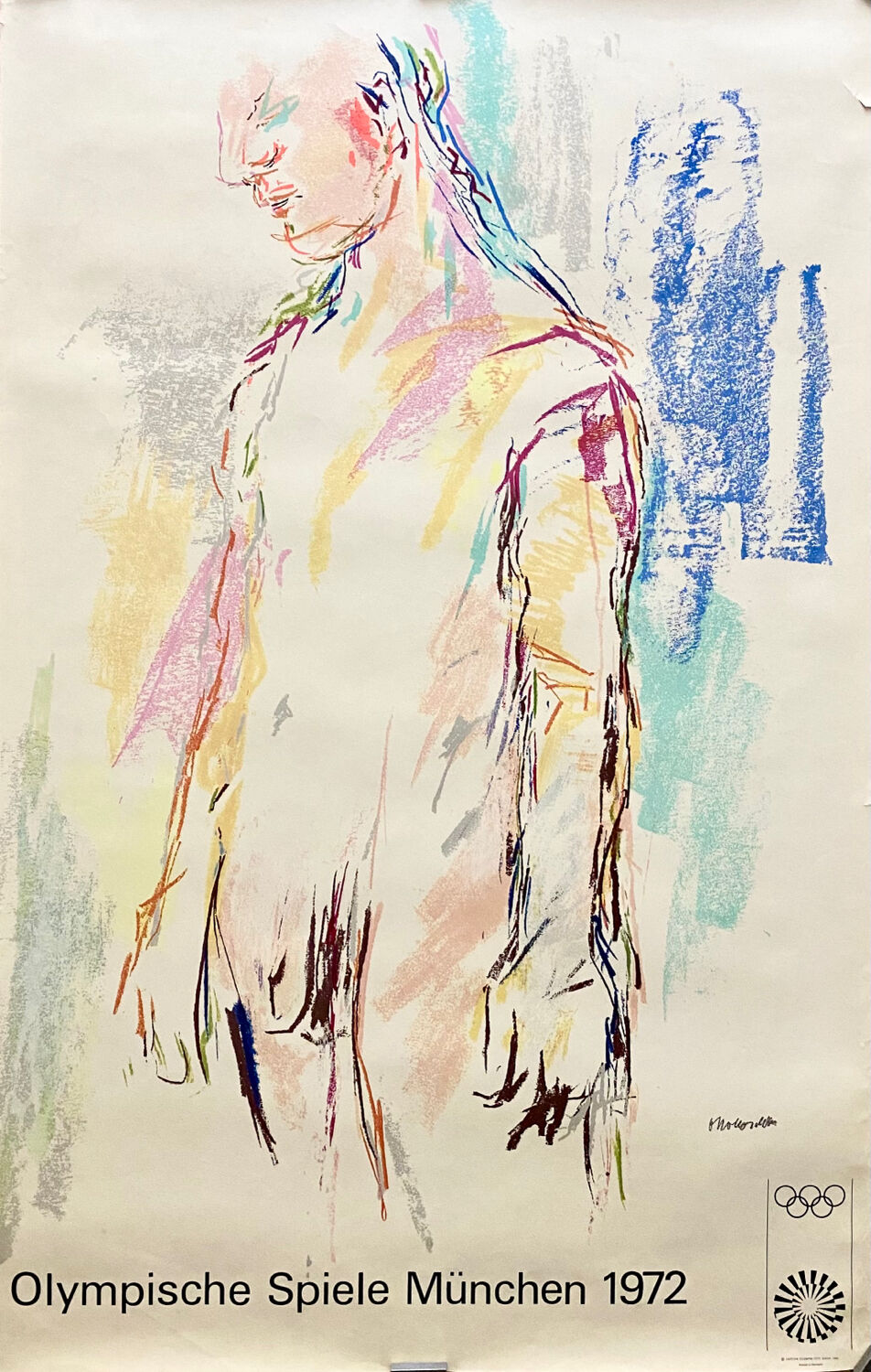 Oskar Kokoschka - original poster for the 1972 Munich Olympics
