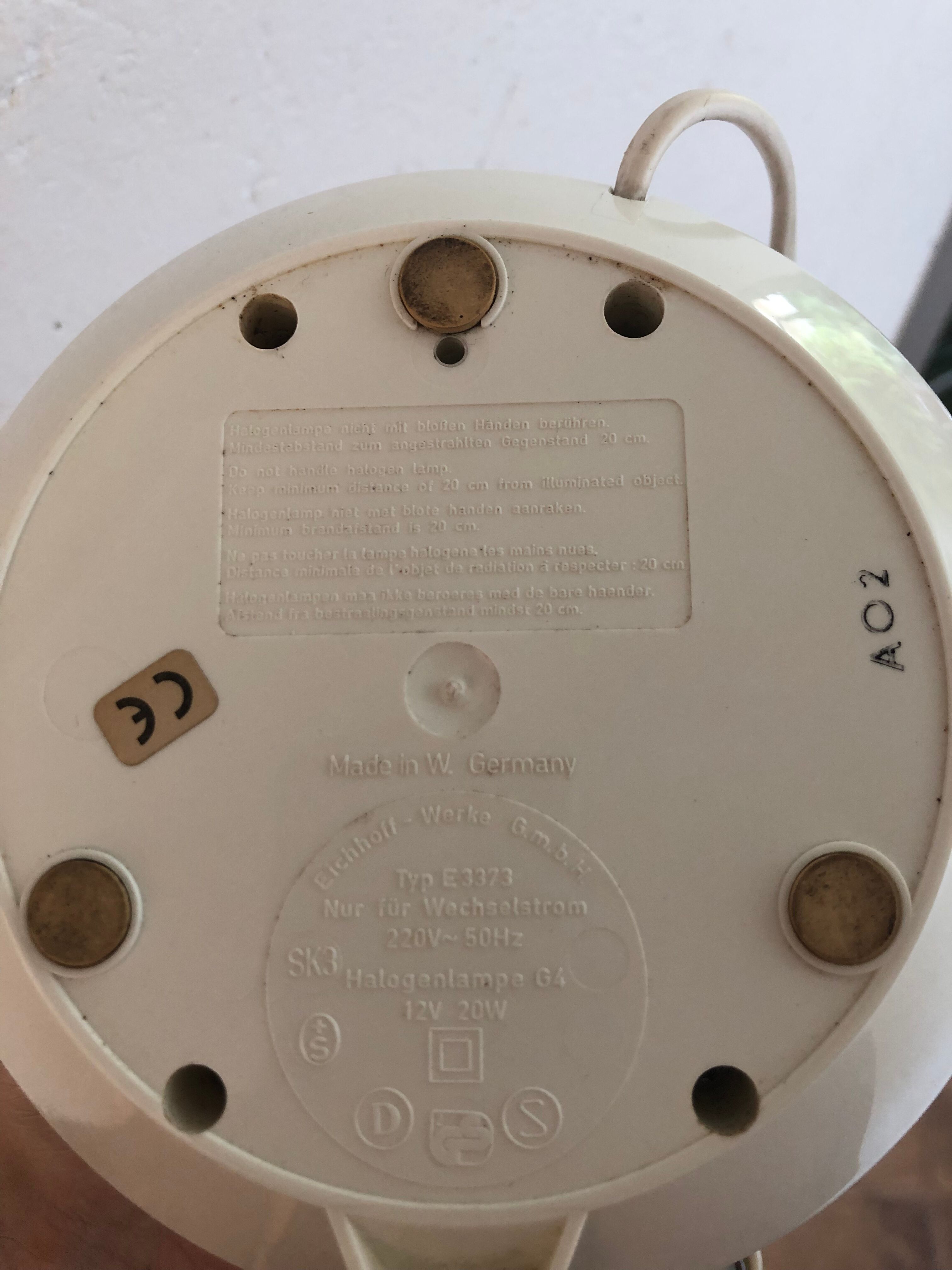 Vintage reading lamp