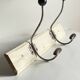 ANTIQUE SCHOOL COAT RACK White Wood