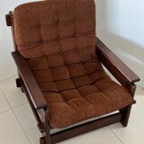 Scandinavian oak armchair, 1960s
