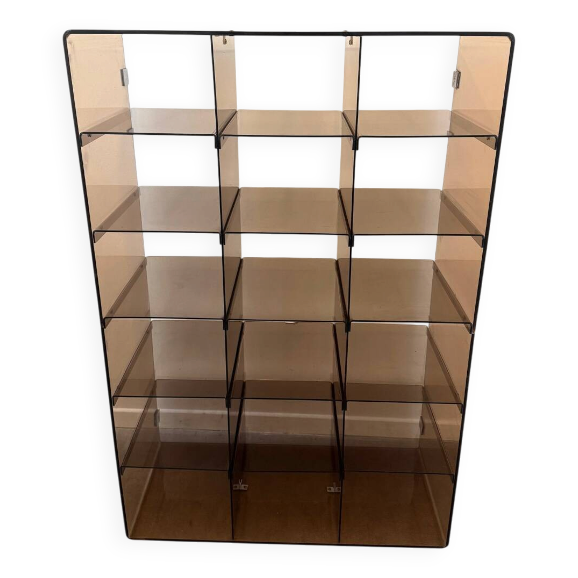 Rare Library 18 Smoke Acrylic Compartments - Michel Dimas