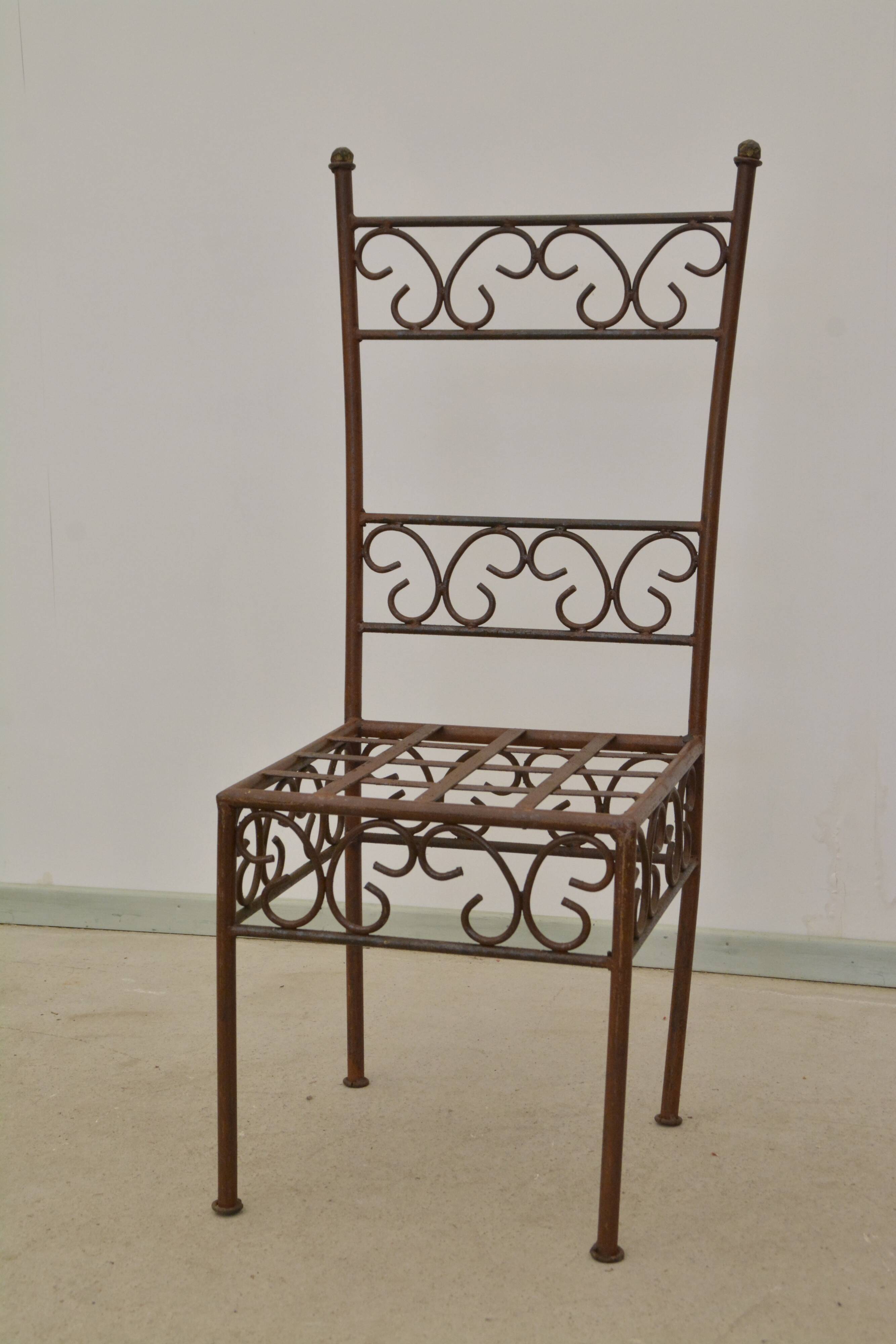 Wrought iron chairs