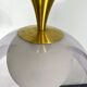 Vintage brass Stilux Milano chandelier, Italy 1960s