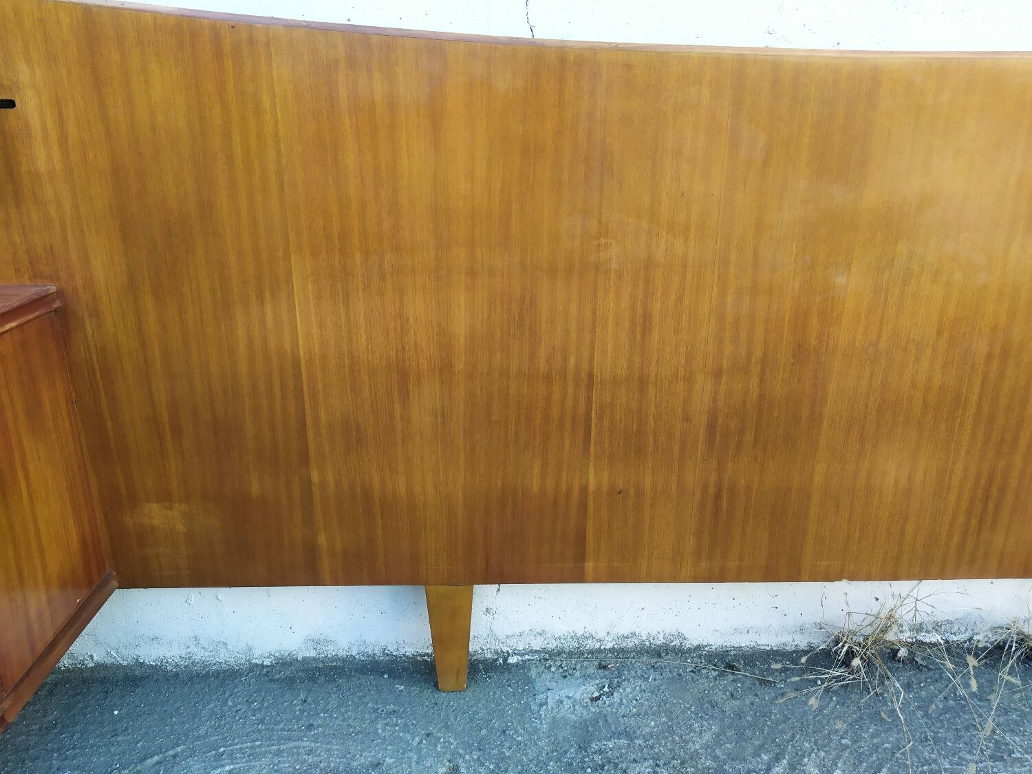 Vintage headboards and bedside tables